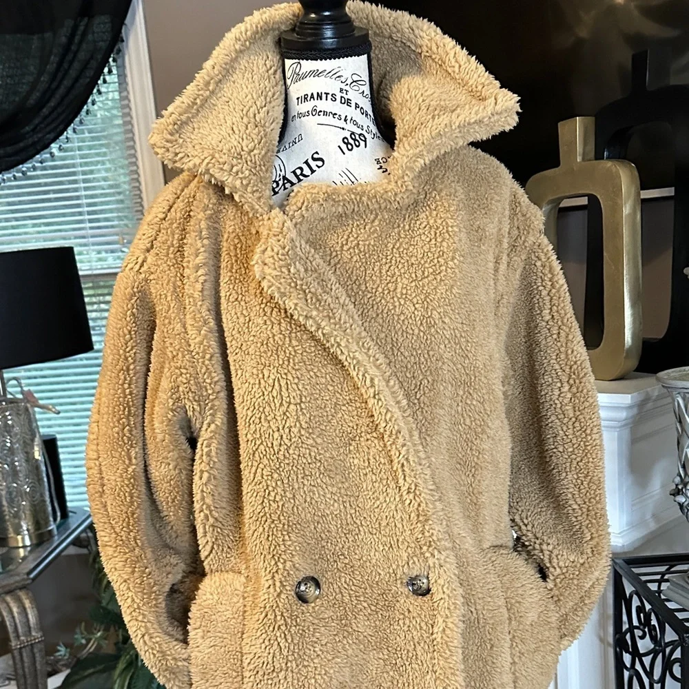 Fashion Nova Tan Trench Coat - Picture 3 of 7